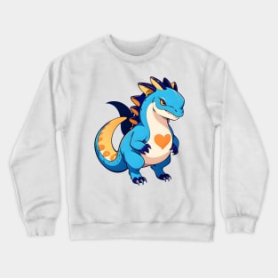 Fun Cartoon Dino 02 Crewneck Sweatshirt